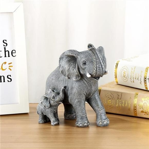 Mom Gifts - Elephant Gifts Women - Home Decor Office Bookshelf TV Stand Living - Picture 5 of 13